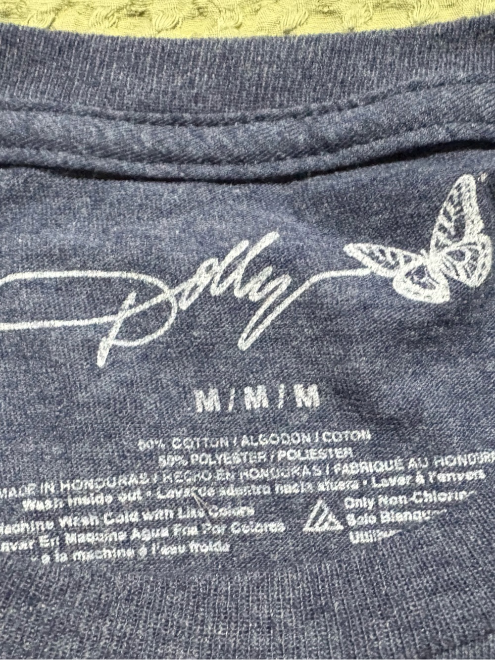 Forever Dolly Graphic Tee - Blue with Red Print - Picture 2 of 2